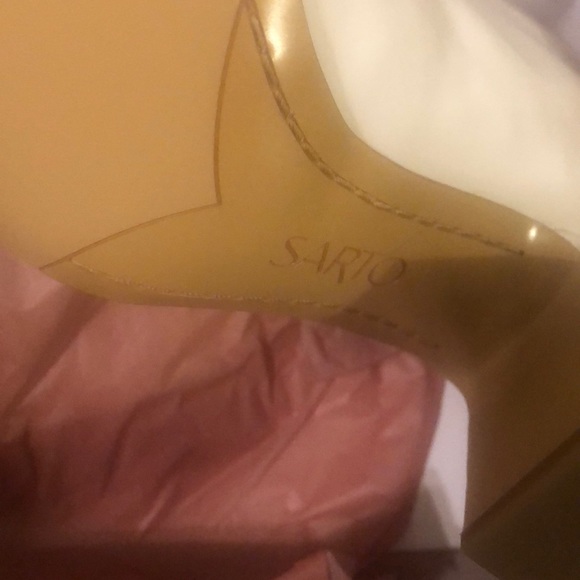 Franco Sarto Jacoby White square toe boots - Picture 6 of 8